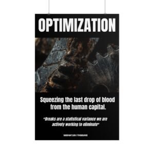 Demotivational Corporate Poster | Optimization | Rolled Poster - Office Art