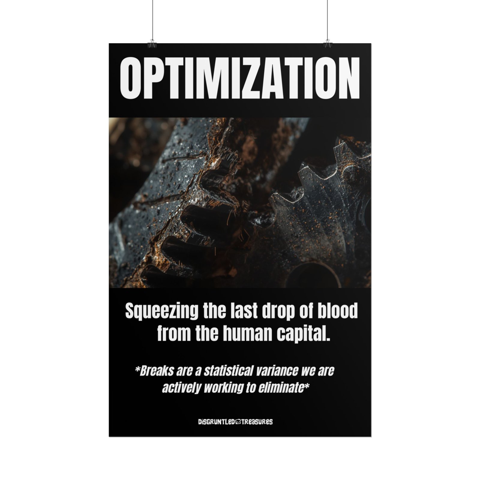 Demotivational Corporate Poster | Optimization | Rolled Poster - Office Art