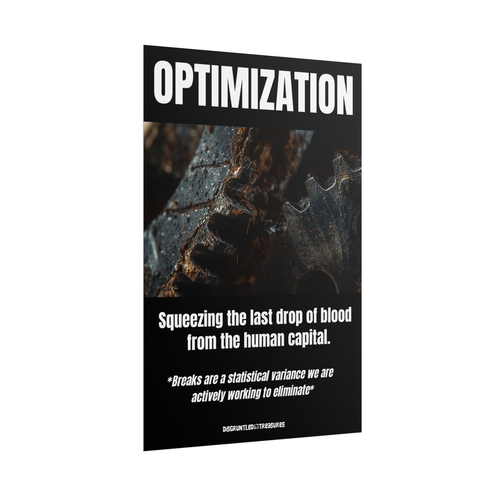 Demotivational Corporate Poster | Optimization | Rolled Poster - Office Art - Image 2
