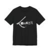 Funny Crochet ‘Hooker’ Tshirt – Crochet Hook & Chain Design – Gift