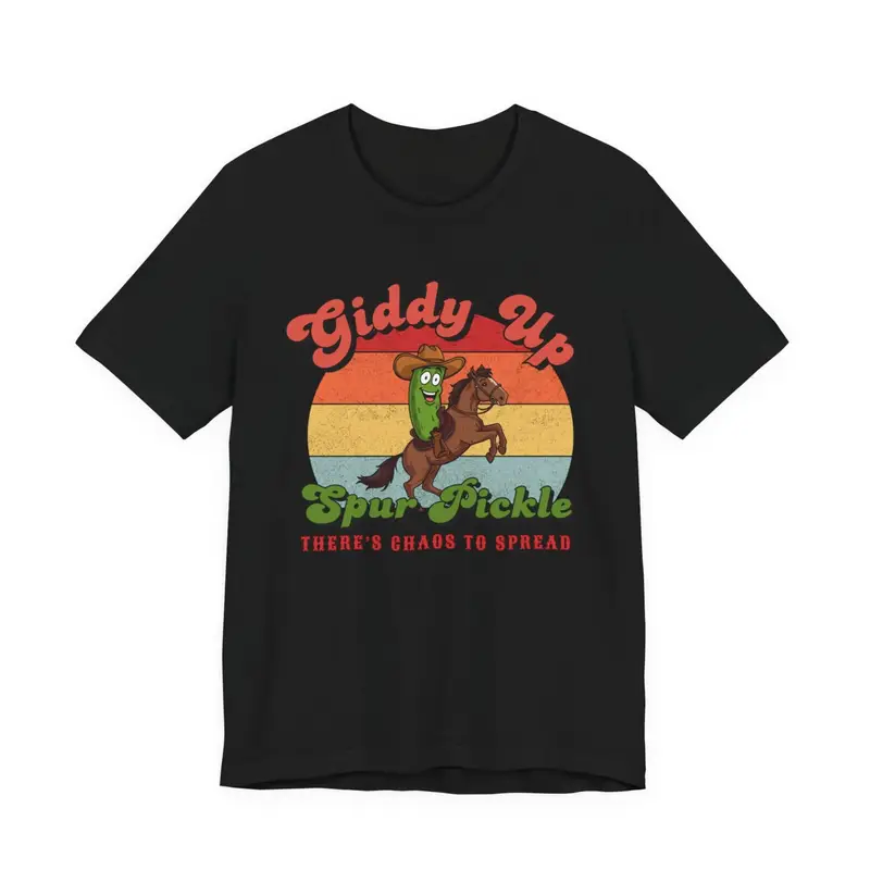 Giddy Up Spur Pickle Tshirt