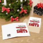 Christmas Card – ‘You Can’t Spell Merry Christmas Without Mr. Creamy Shits’ Holiday Card